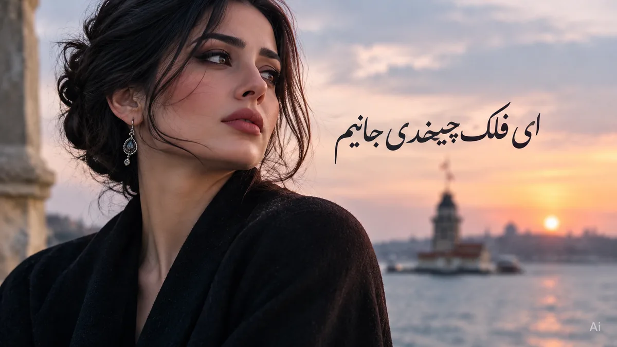 آهنگ هوش مصنوعی "ای فلک چیخدی جانیم" ترکی با صدای زن